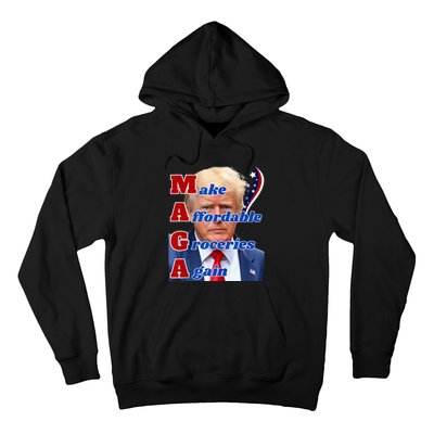 Donald Trump 2024 Election Make Affordable Groceries Again Hoodie