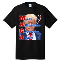 Donald Trump 2024 Election Make Affordable Groceries Again Tall T-Shirt