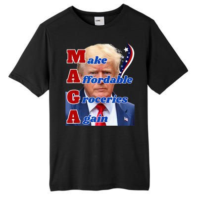 Donald Trump 2024 Election Make Affordable Groceries Again Tall Fusion ChromaSoft Performance T-Shirt