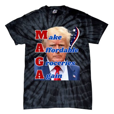 Donald Trump 2024 Election Make Affordable Groceries Again Tie-Dye T-Shirt