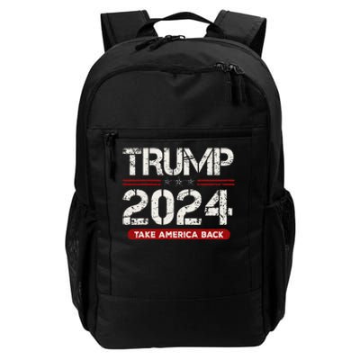 Donald Trump 2024 Take America Back Election Daily Commute Backpack