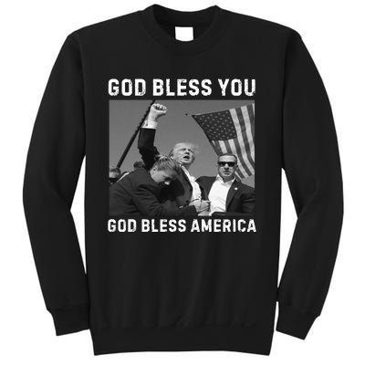 Donald Trump 2024 God Bless You God Bless America Sweatshirt