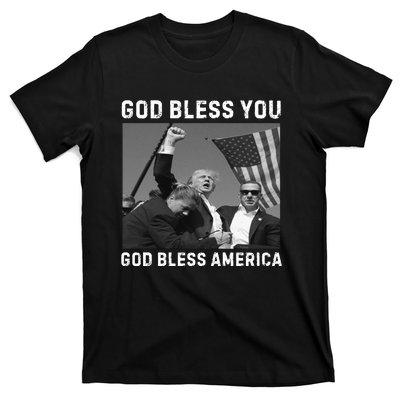 Donald Trump 2024 God Bless You God Bless America T-Shirt