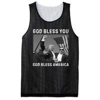 Donald Trump 2024 God Bless You God Bless America Mesh Reversible Basketball Jersey Tank