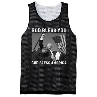 Donald Trump 2024 God Bless You God Bless America Mesh Reversible Basketball Jersey Tank