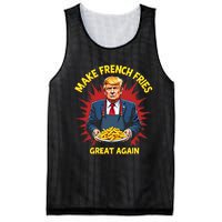 Donald Trump 2024 French Fry Make French Fries Great Again Mesh Reversible Basketball Jersey Tank