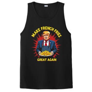 Donald Trump 2024 French Fry Make French Fries Great Again PosiCharge Competitor Tank