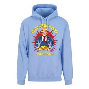 Donald Trump 2024 French Fry Make French Fries Great Again Unisex Surf Hoodie