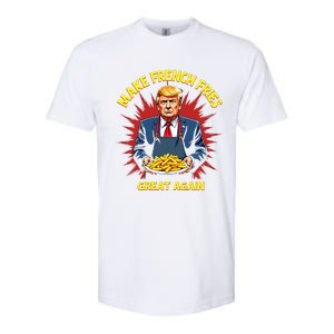 Donald Trump 2024 French Fry Make French Fries Great Again Softstyle CVC T-Shirt