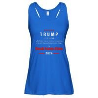 Donald Trump 2024 Election – Funny Sarcastic Us Election Gift Ladies Essential Flowy Tank