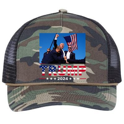 Donald Trump 2024 WonT Be Stopped Retro Rope Trucker Hat Cap