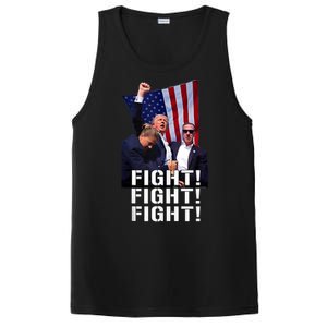 Donald Trump 2024 Fight American Us Flag Election Rally PosiCharge Competitor Tank