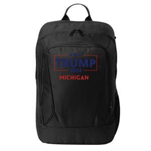 Donald Trump 2024 Michigan Take America Back Election Gift City Backpack