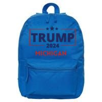 Donald Trump 2024 Michigan Take America Back Election Gift 16 in Basic Backpack