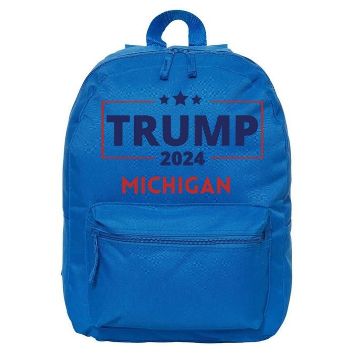 Donald Trump 2024 Michigan Take America Back Election Gift 16 in Basic Backpack