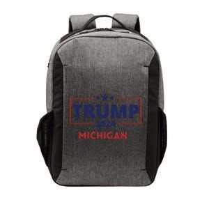 Donald Trump 2024 Michigan Take America Back Election Gift Vector Backpack