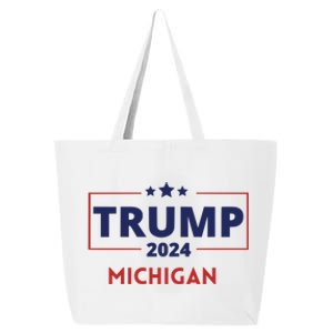 Donald Trump 2024 Michigan Take America Back Election Gift 25L Jumbo Tote