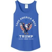 Donald Trump 2024 For President Election Campaign Bald Eagle Gift Ladies Essential Tank