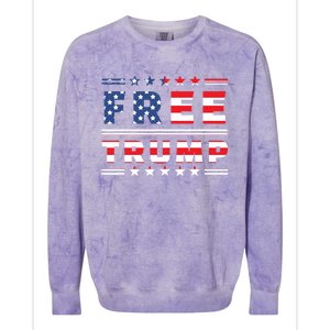 Donald Trump 2024 Take America Back Election The Return Colorblast Crewneck Sweatshirt