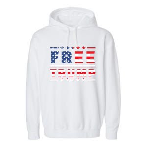 Donald Trump 2024 Take America Back Election The Return Garment-Dyed Fleece Hoodie