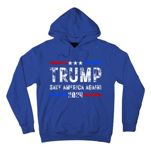 Donald Trump 2024 Save America Again Election Gift Hoodie