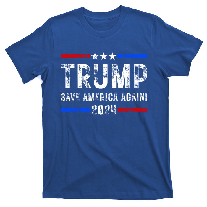 Donald Trump 2024 Save America Again Election Gift T-Shirt