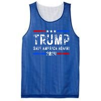 Donald Trump 2024 Save America Again Election Gift Mesh Reversible Basketball Jersey Tank