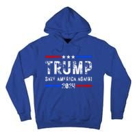 Donald Trump 2024 Save America Again Election Gift Tall Hoodie