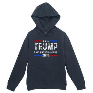 Donald Trump 2024 Save America Again Election Gift Urban Pullover Hoodie