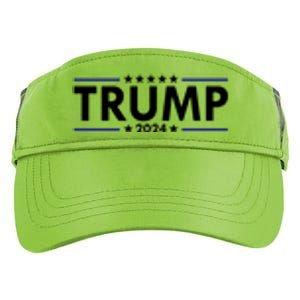 Donald Trump 2024 Raised The Bar Front And Back Adult Drive Performance Visor