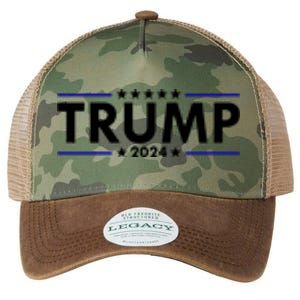 Donald Trump 2024 Raised The Bar Front And Back Legacy Tie Dye Trucker Hat