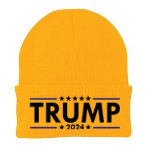 Donald Trump 2024 Raised The Bar Front And Back Knit Cap Winter Beanie