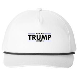 Donald Trump 2024 Raised The Bar Front And Back Snapback Five-Panel Rope Hat