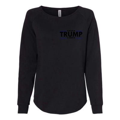 Donald Trump 2024 Raised The Bar Front And Back Womens California Wash Sweatshirt