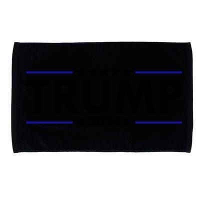 Donald Trump 2024 Raised The Bar Front And Back Microfiber Hand Towel