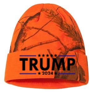 Donald Trump 2024 Raised The Bar Front And Back Kati Licensed 12" Camo Beanie