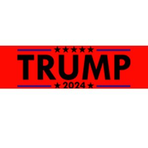 Donald Trump 2024 Raised The Bar Front And Back Bumper Sticker