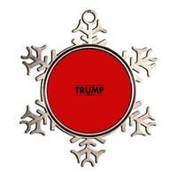 Donald Trump 2024 Raised The Bar Front And Back Metallic Star Ornament