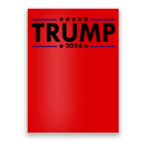 Donald Trump 2024 Raised The Bar Front And Back Poster