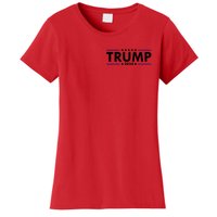 Donald Trump 2024 Raised The Bar Front And Back Women's T-Shirt