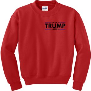 Donald Trump 2024 Raised The Bar Front And Back Kids Sweatshirt