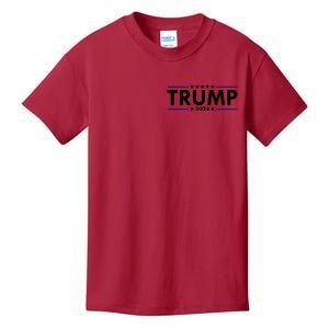 Donald Trump 2024 Raised The Bar Front And Back Kids T-Shirt