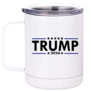 Donald Trump 2024 Raised The Bar Front And Back 12 oz Stainless Steel Tumbler Cup