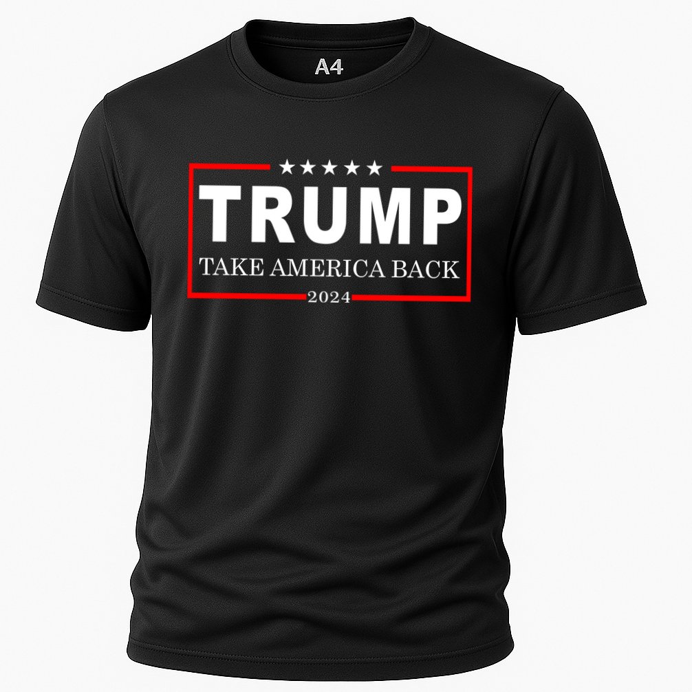 Donald Trump 2024 Take America Back USA United States Cooling Performance Crew T-Shirt