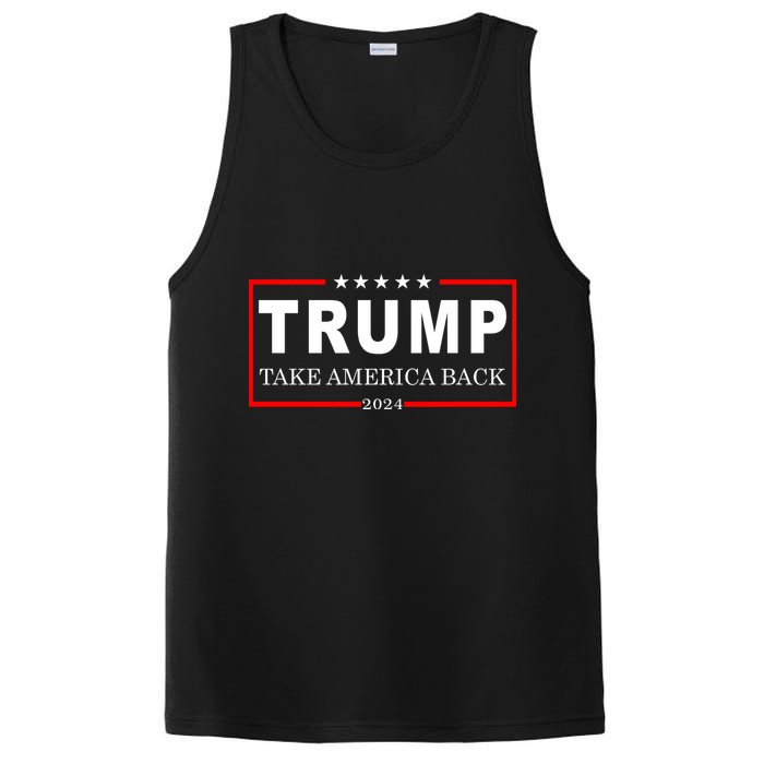 Donald Trump 2024 Take America Back USA United States PosiCharge Competitor Tank