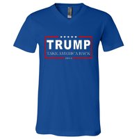 Donald Trump 2024 Take America Back USA United States V-Neck T-Shirt