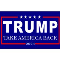 Donald Trump 2024 Take America Back USA United States Bumper Sticker