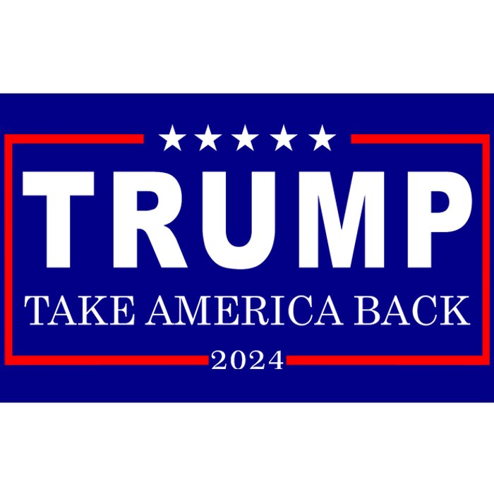 Donald Trump 2024 Take America Back USA United States Bumper Sticker