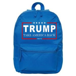 Donald Trump 2024 Take America Back USA United States 16 in Basic Backpack