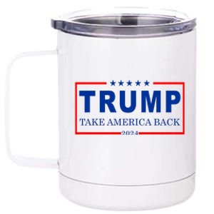 Donald Trump 2024 Take America Back USA United States 12 oz Stainless Steel Tumbler Cup